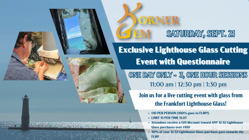 Exclusive Lighthouse Glass Cutting Event at Korner Gem!