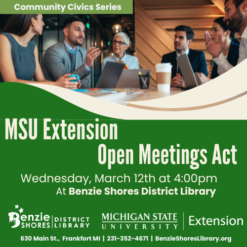 Open Meetings Act with the MSU Extension